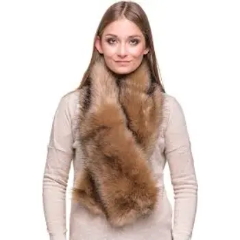  Futrzane Women Faux Fur Scarf 